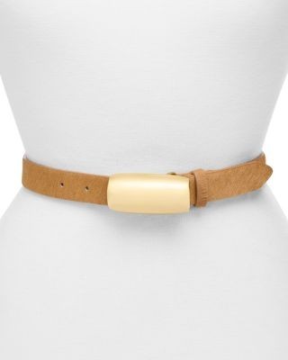 L'Agence Women's Marlowe Calf Hair Belt