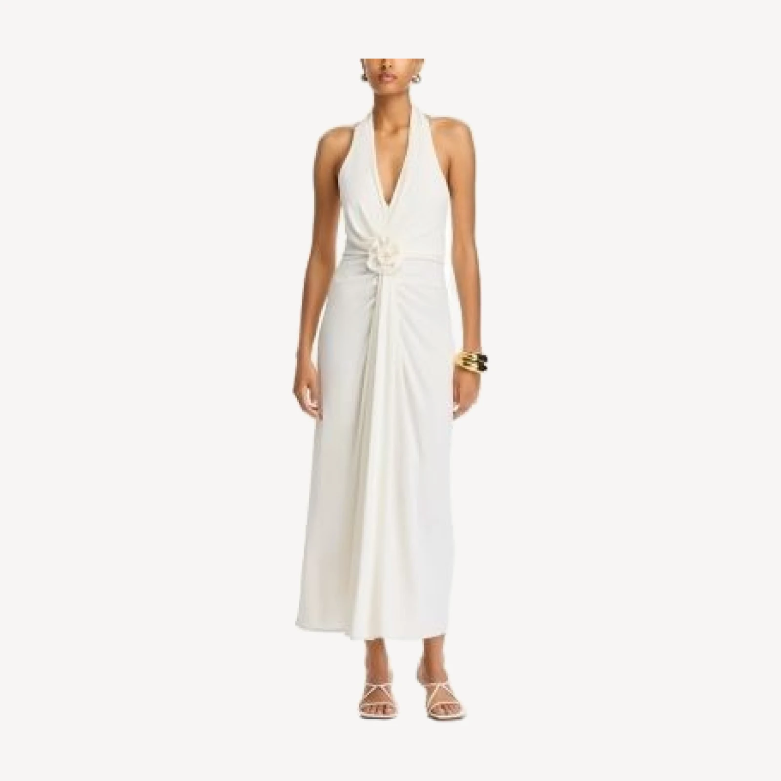 Cinq a Sept Kathleen Rosette Ruched Dress