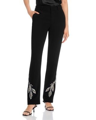 Cinq a Sept Kerry Metallic Paisley Pants
