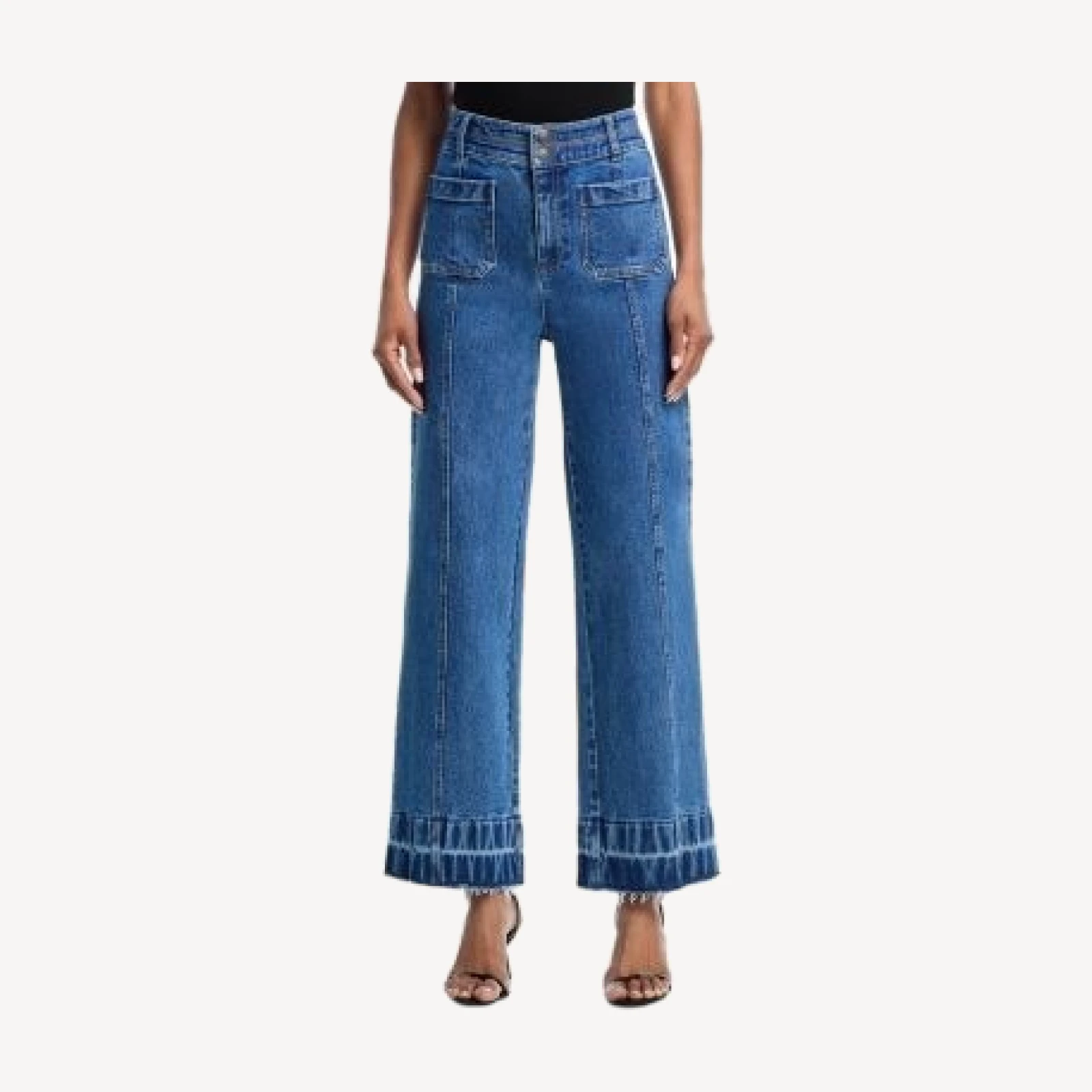 Cinq a Sept Dorothea Wide Leg Jeans in Saphire