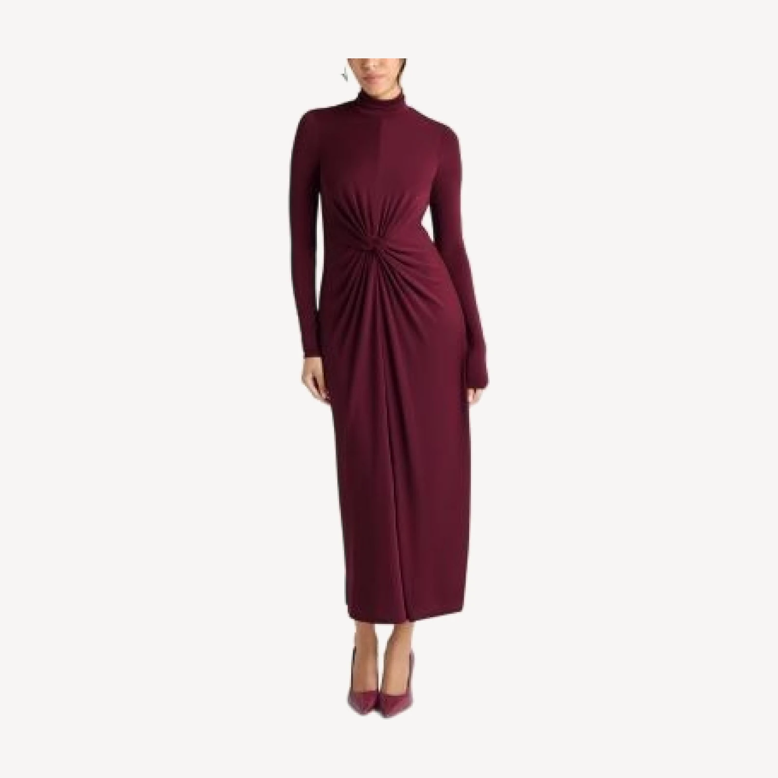 Cinq a Sept Tovianna Mock Neck Dress
