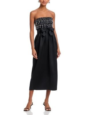 Cinq a Sept Layered Gemstone Midi Dress