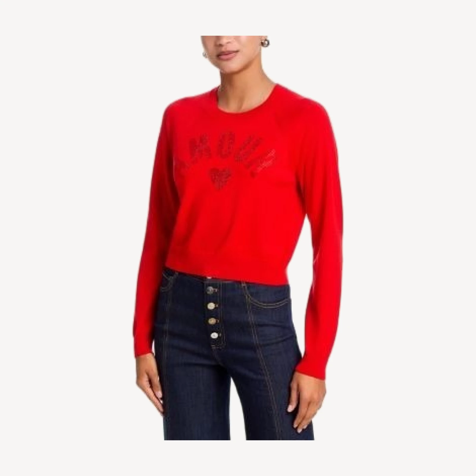 Cinq a Sept Amour Heatset Pullover Sweater