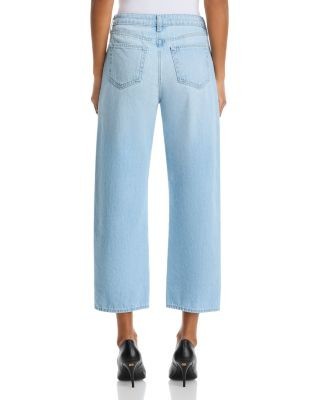 L'Agence Mallis High Rise Bow Leg Jeans in Brea