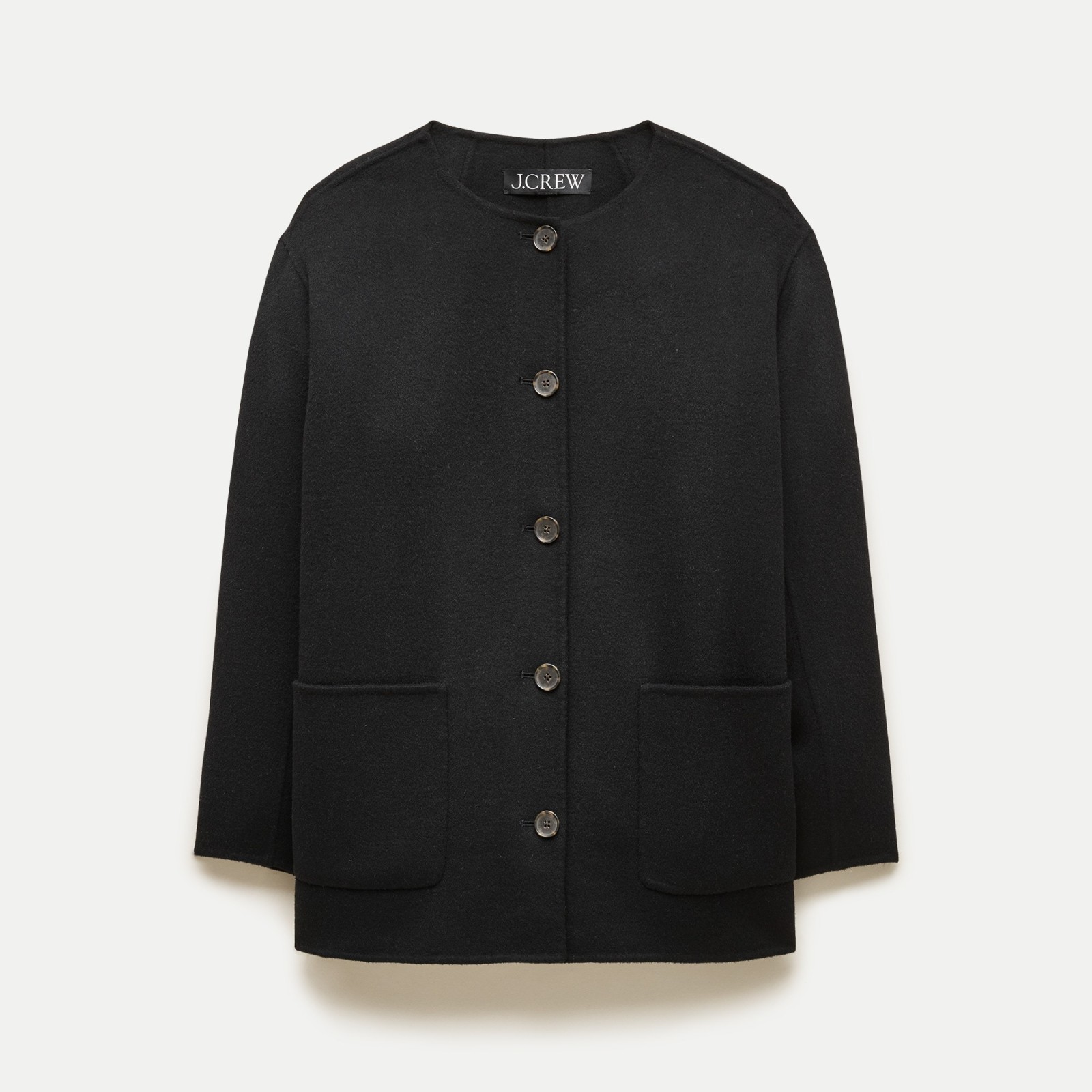 Bianca coat in drapey wool blend