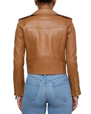 L'Agence Blakely Leather Biker Jacket