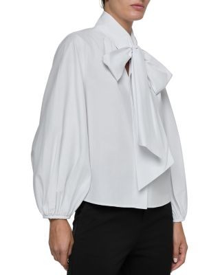 L'Agence Deon Tie Neck Blouse