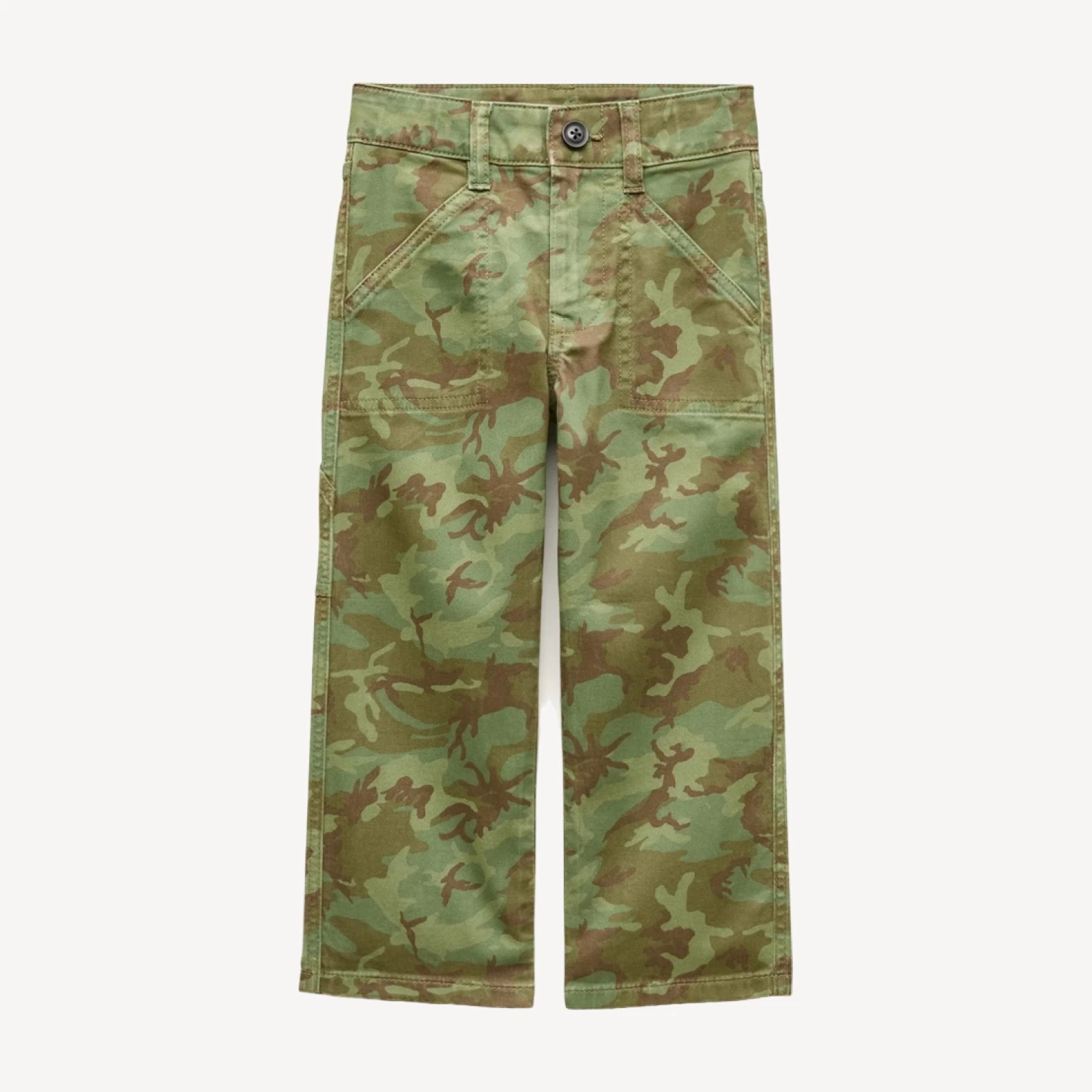 Kids' carpenter pant in camo print