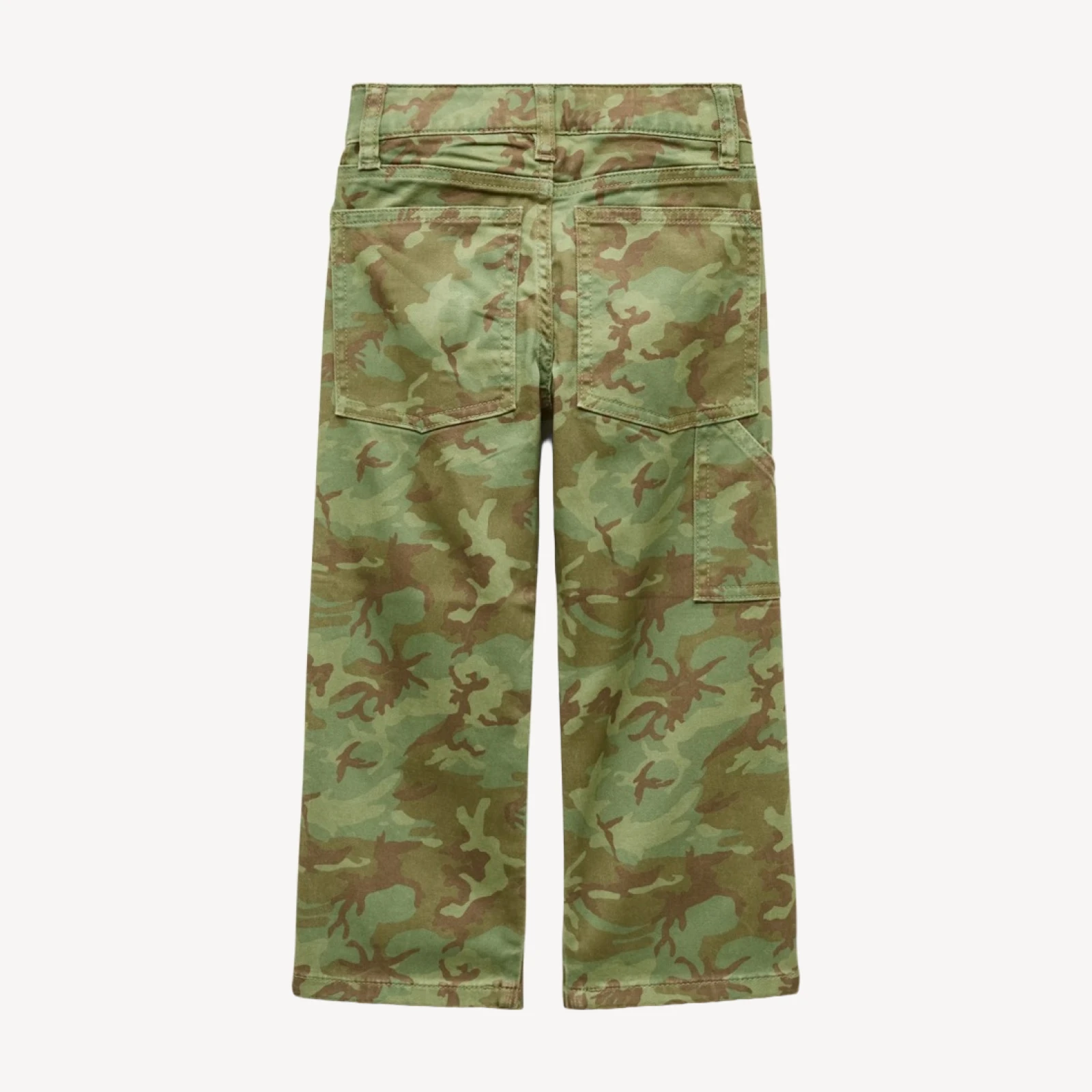 Kids' carpenter pant in camo print