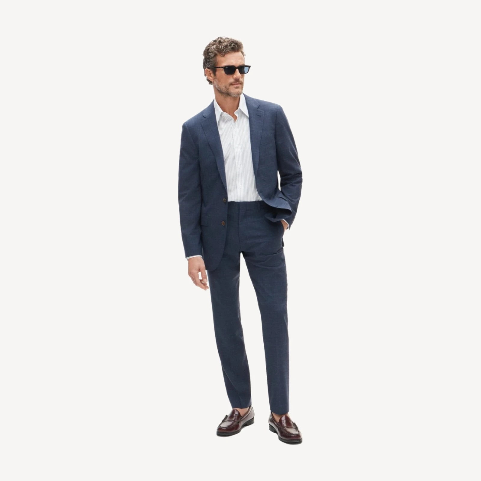 Ludlow Traveler Slim-fit suit jacket in Italian stretch wool blend
