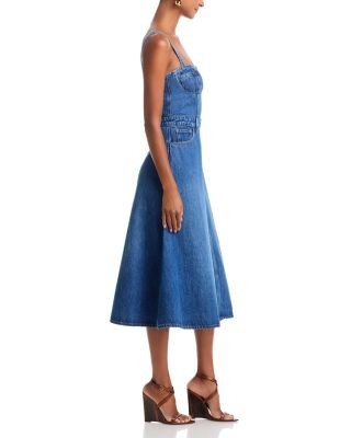 L'Agence Jovie Bustier Midi Dress