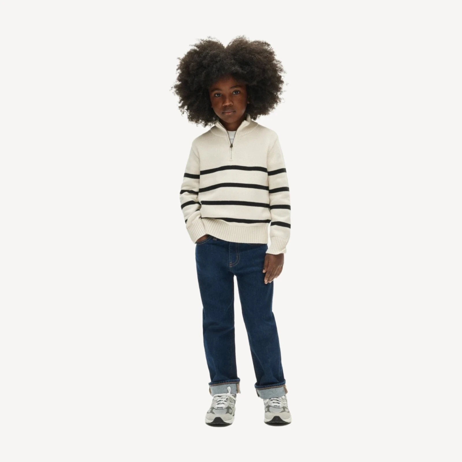 Kids' straight-fit jean in calypso wash