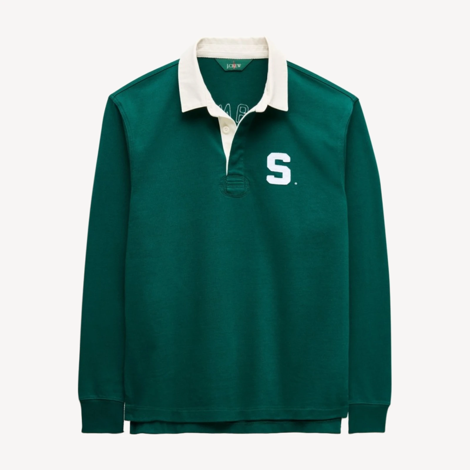 '47 x J.Crew Michigan State rugby shirt
