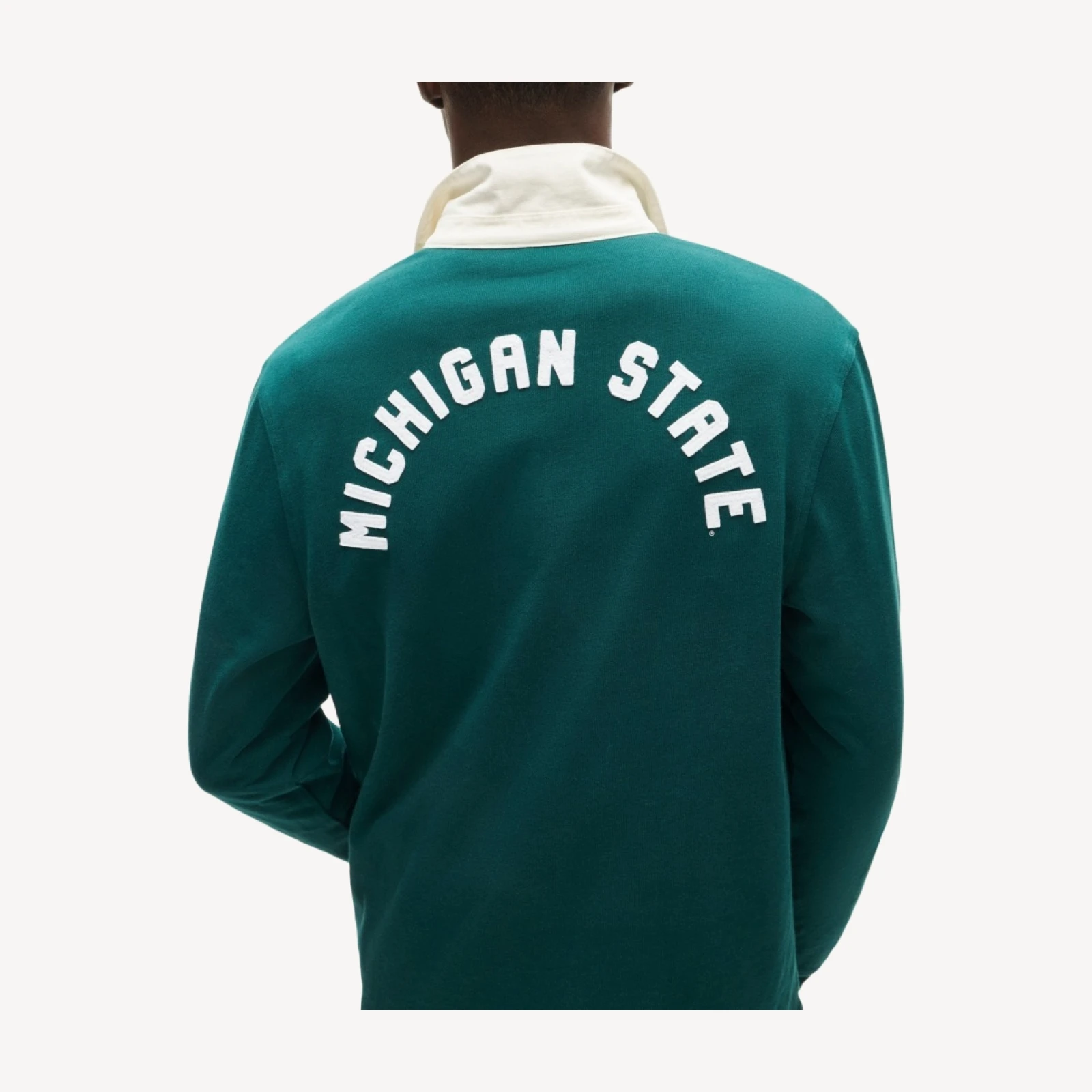 '47 x J.Crew Michigan State rugby shirt