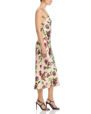L'Agence Seridie Silk Slip Dress