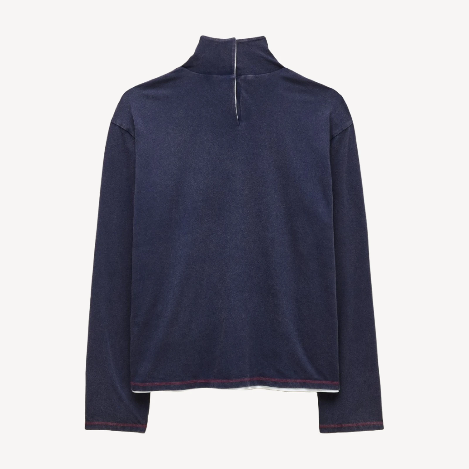 Eckhaus Latta x J.Crew reversible jersey turtleneck