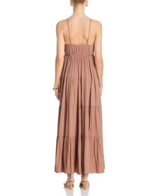 L'Agence Lua Tiered Maxi Dress