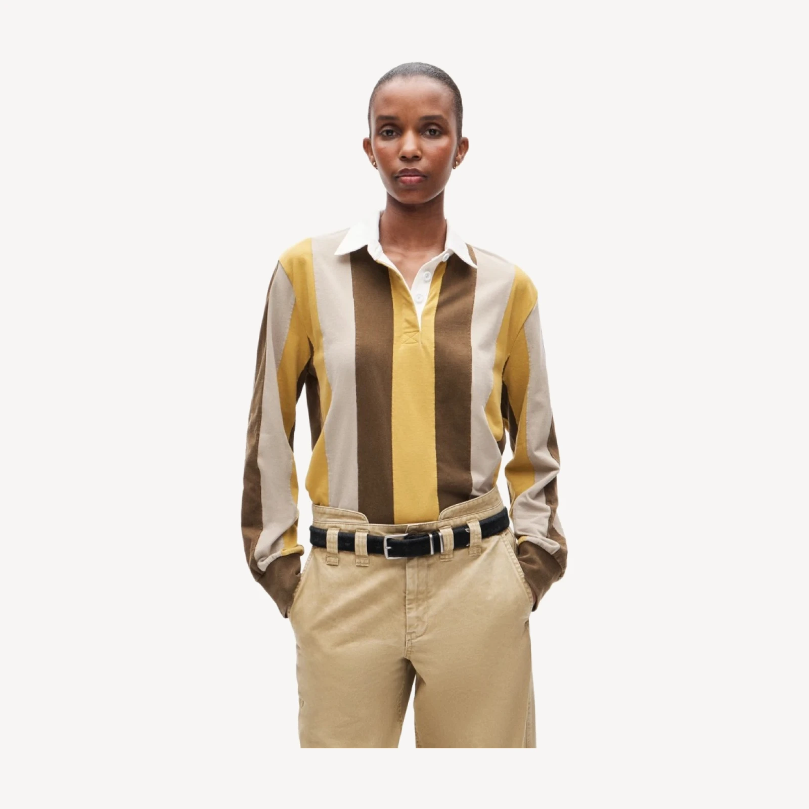Eckhaus Latta x J.Crew rugby shirt