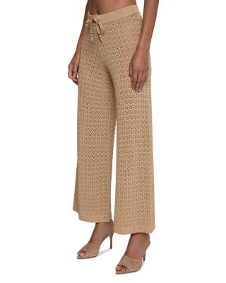 L'Agence Gaelle Pointelle Knit Pants
