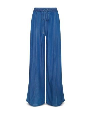 L'Agence Connie High Rise Drawstring Trouser Jeans in Cherokee
