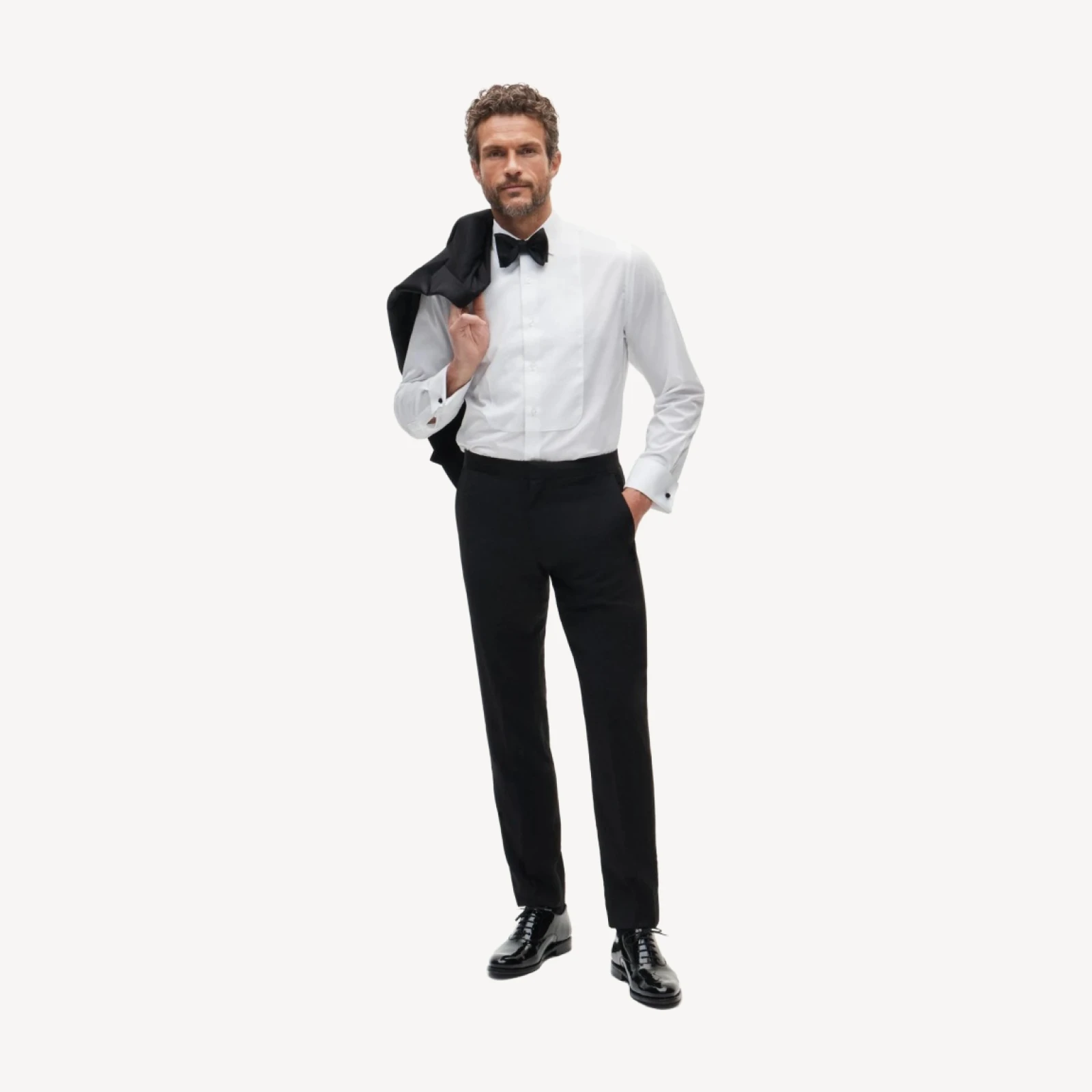 Ludlow Premium cotton tuxedo shirt