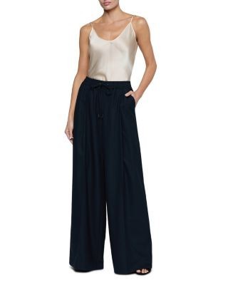 L'Agence Connie Drawstring Wide Leg Pants