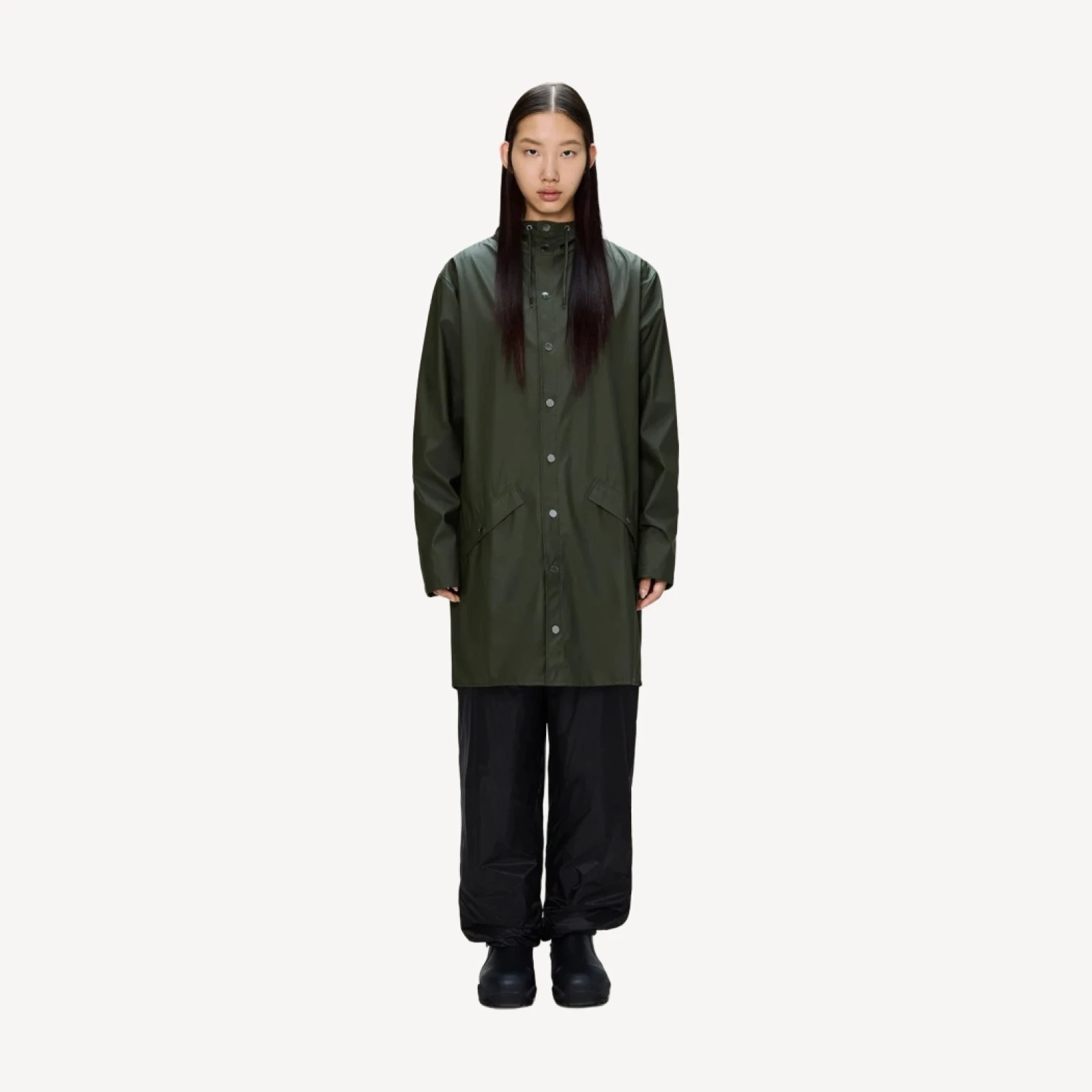 RAINS® unisex long rain jacket