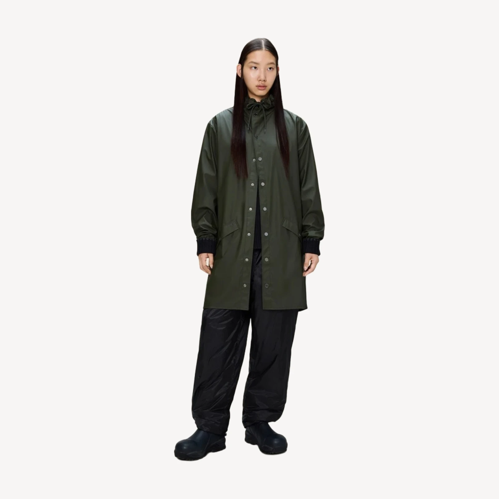 RAINS® unisex long rain jacket