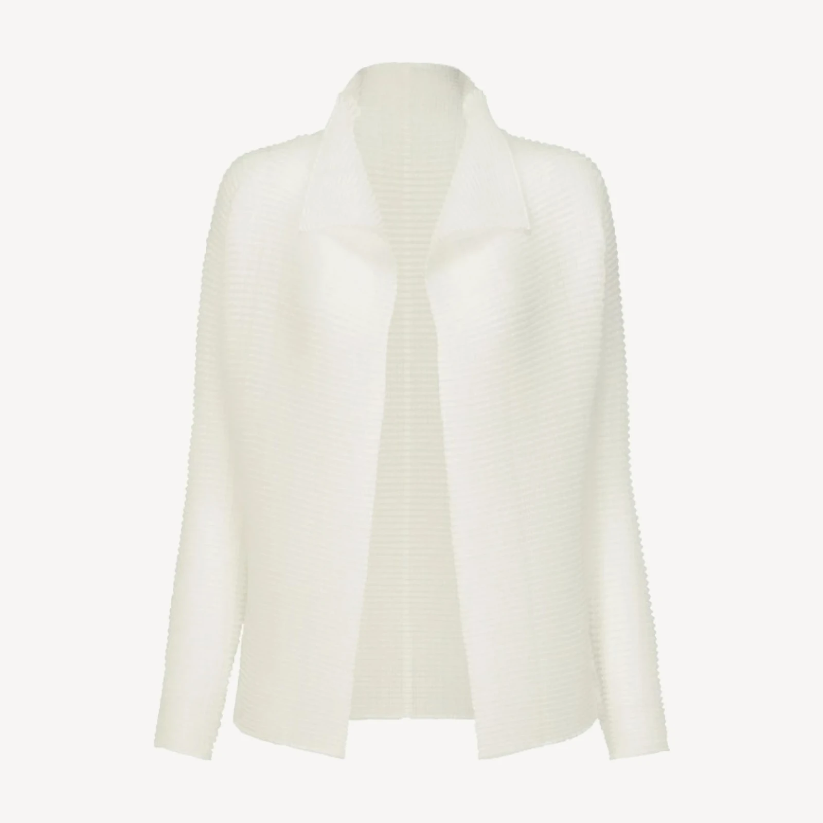 WOOLY PLEATS BK/WT-56