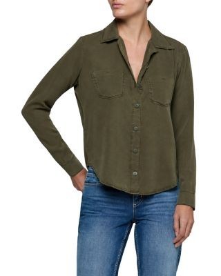 L'Agence Isla Denim Long Sleeve Shirt