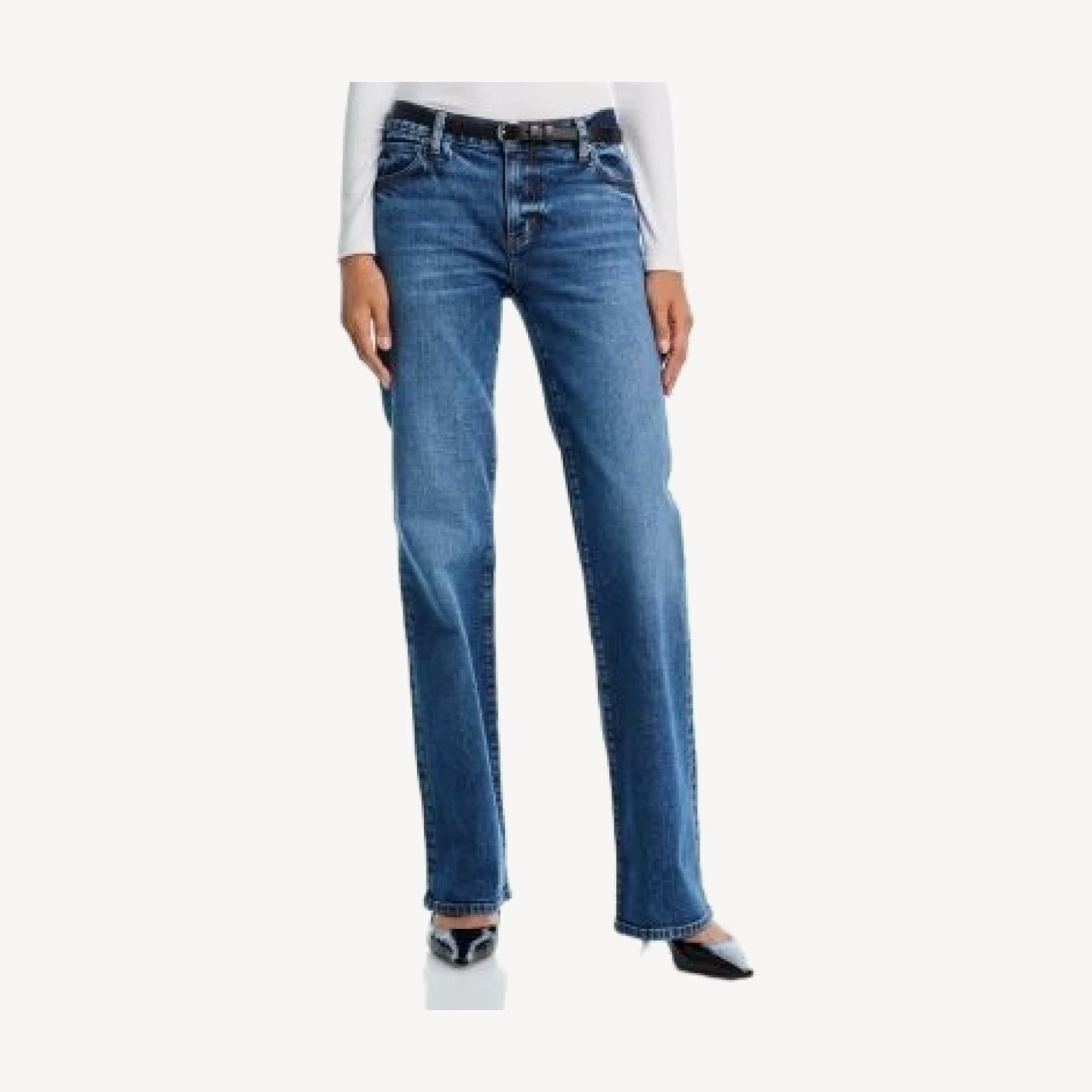 Frame The Rodeo Mid Rise Jeans in Nebula