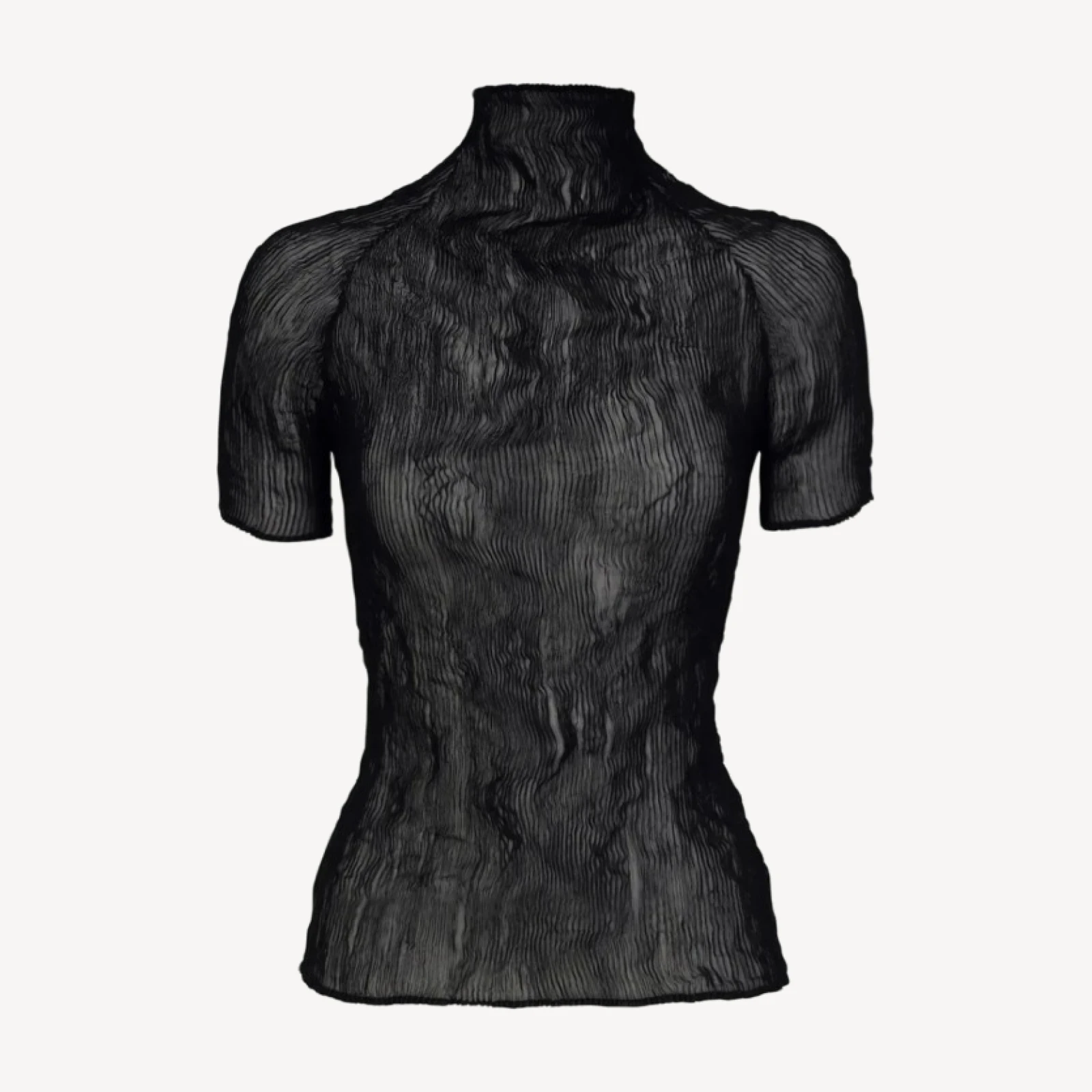 CHIFFON TWIST BK/WT