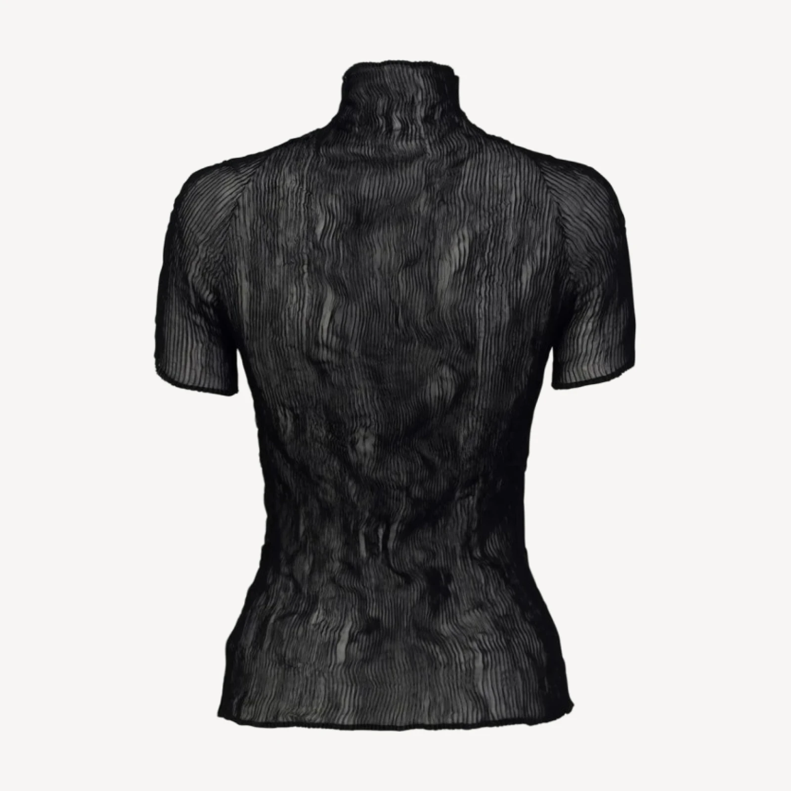 CHIFFON TWIST BK/WT