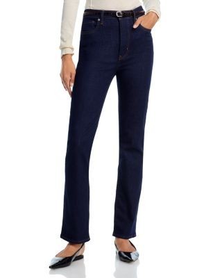 Frame The Pencil Crop High Rise Jeans in Rinse