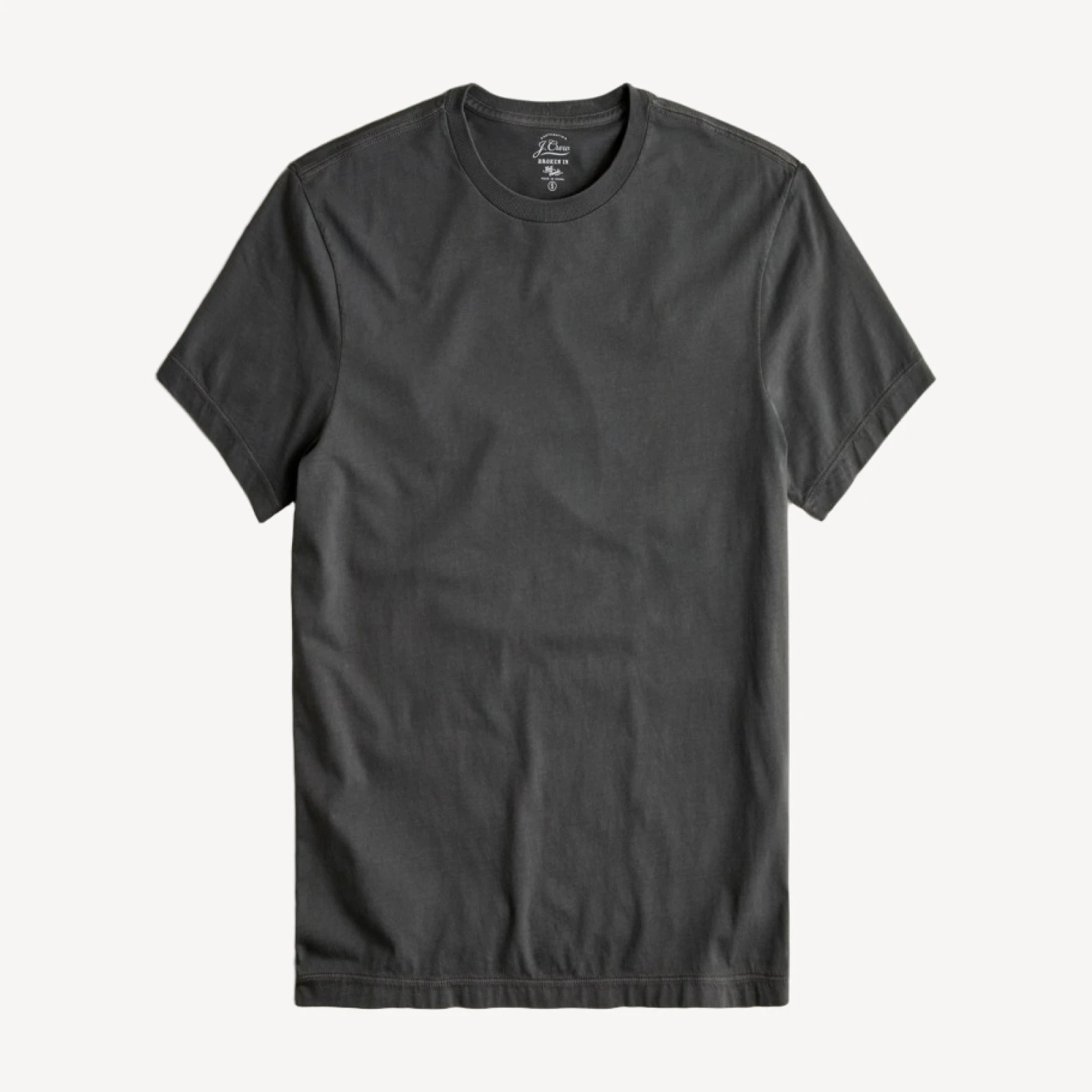 Broken-in short-sleeve T-shirt
