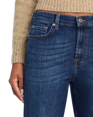 7 For All Mankind Alexa High Rise Cropped Jeans in High Wave