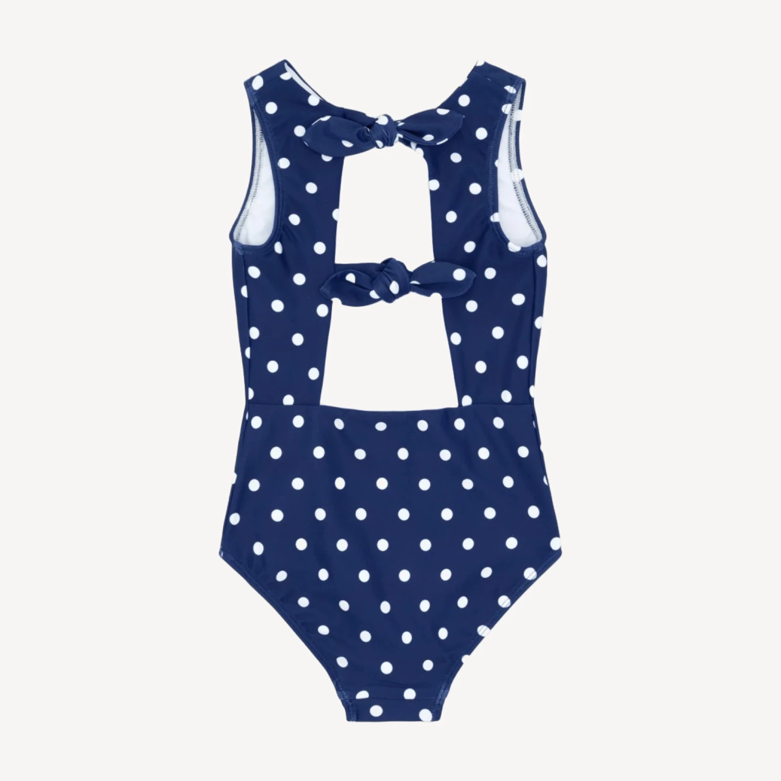 Girls' minnow™ Atlantic dot double-bow one-piece