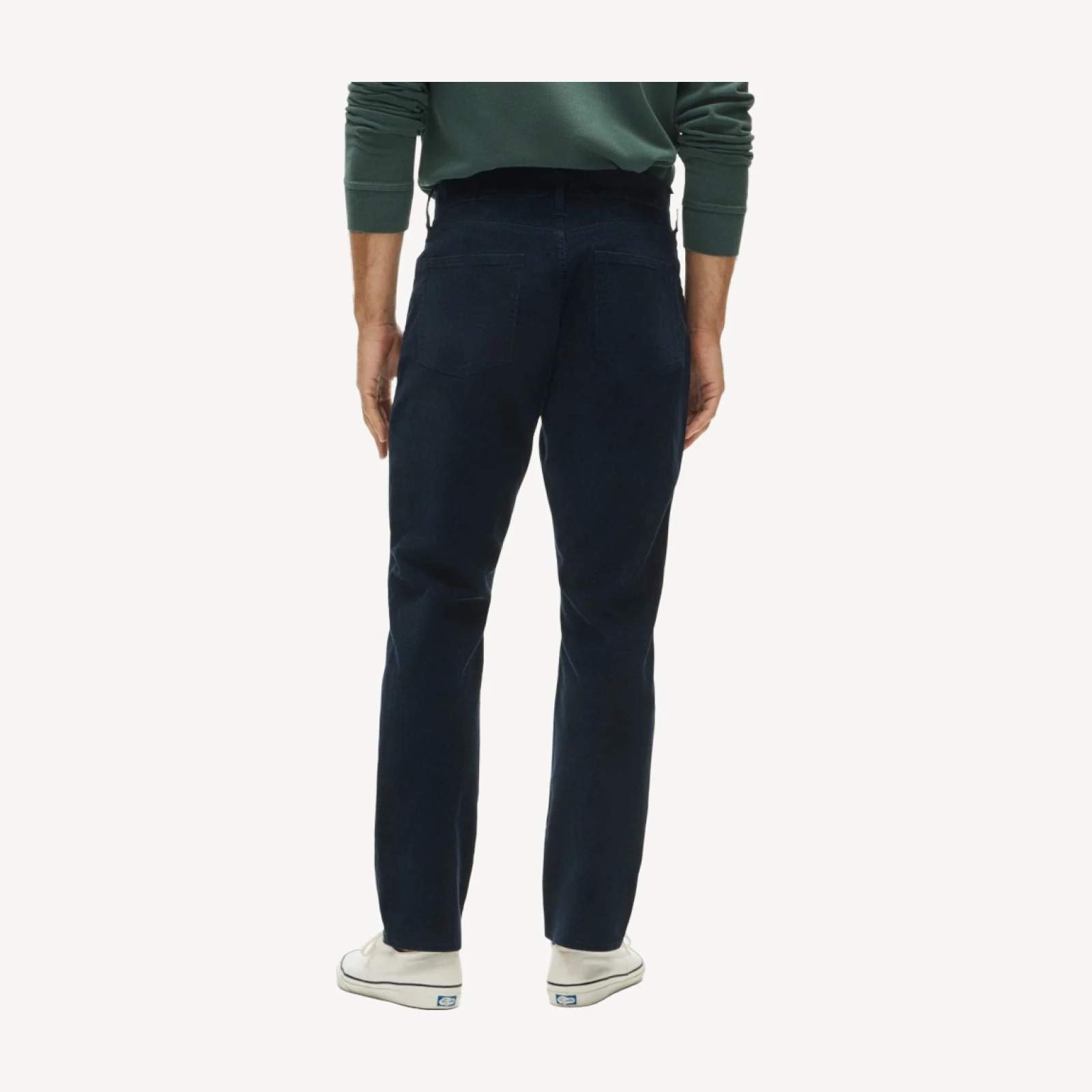 Athletic Straight-fit stretch corduroy five-pocket pant