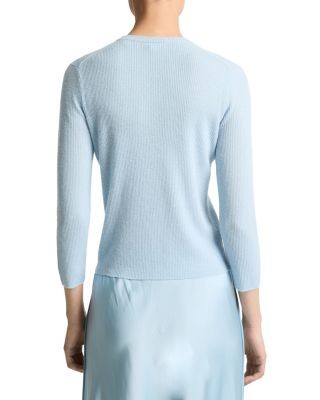 Vince High V Neck Top