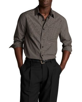 Vince McDermott Plaid Cotton Button Up Shirt