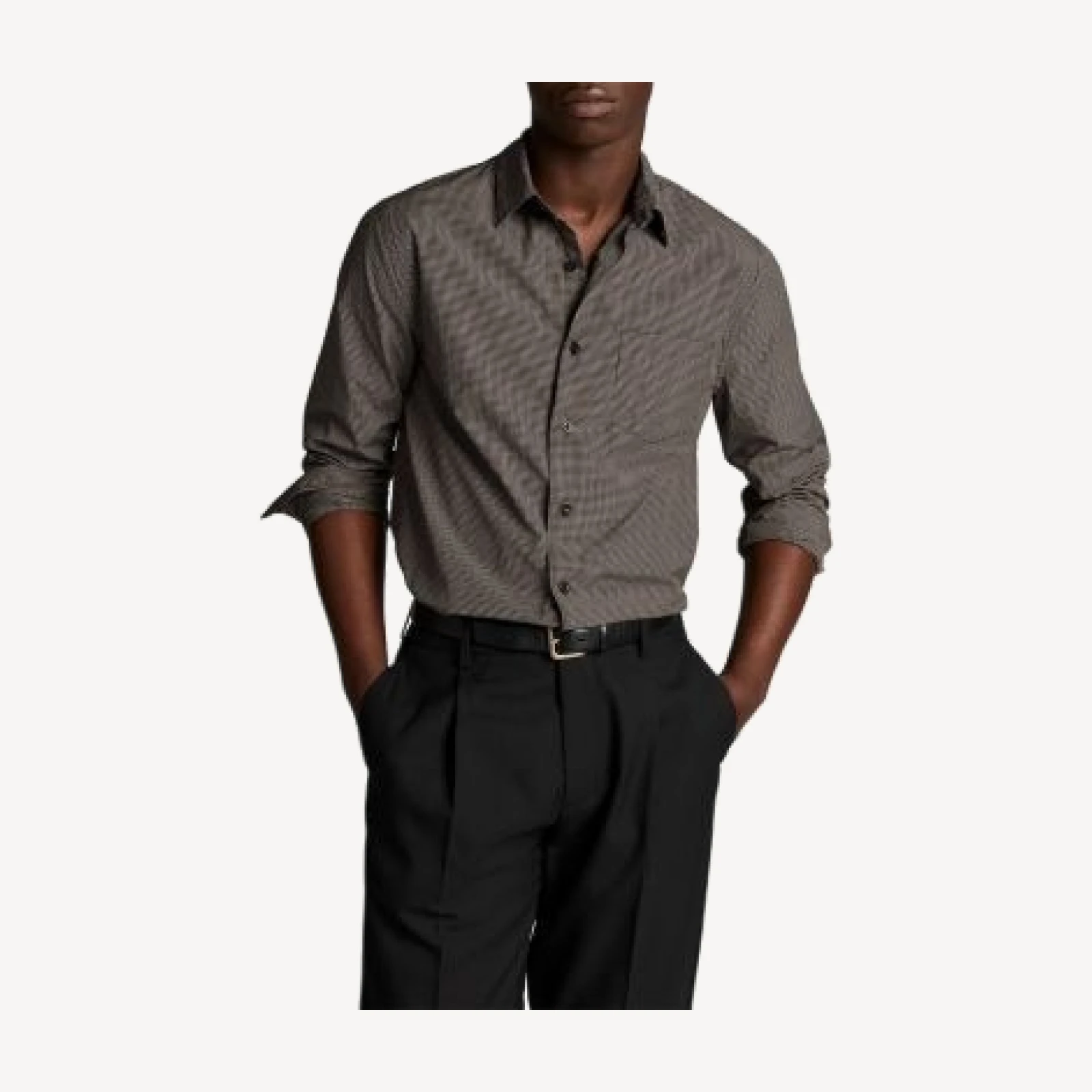 Vince McDermott Plaid Cotton Button Up Shirt