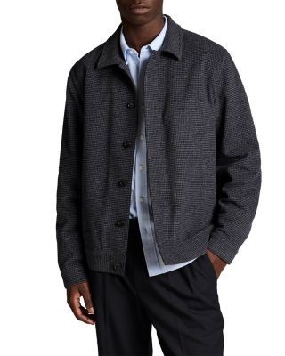 Vince Coastal Combo Brushed Bomber Jacket