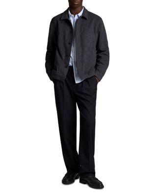 Vince Coastal Combo Brushed Bomber Jacket