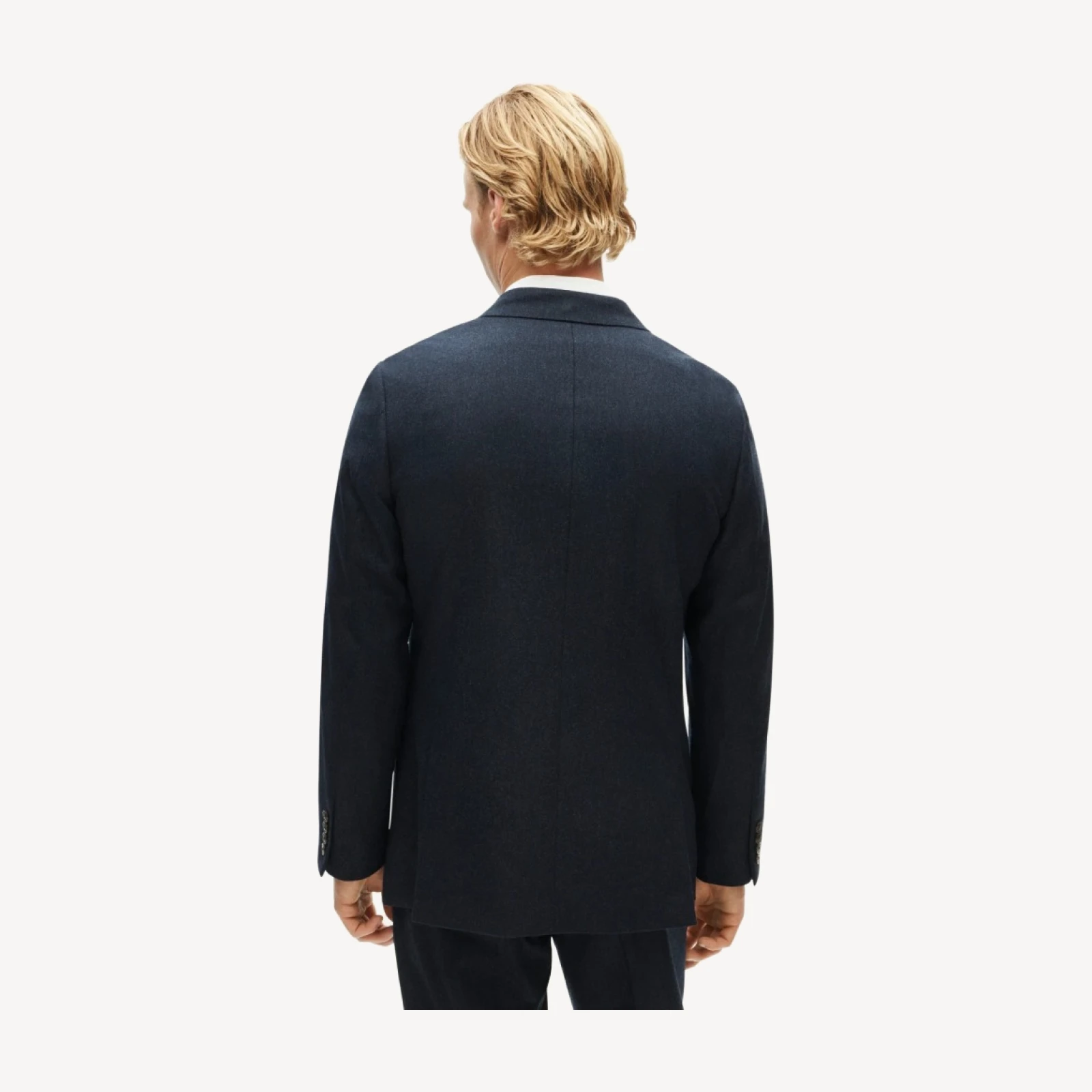 Kenmare Relaxed-fit suit jacket in Italian wool flannel