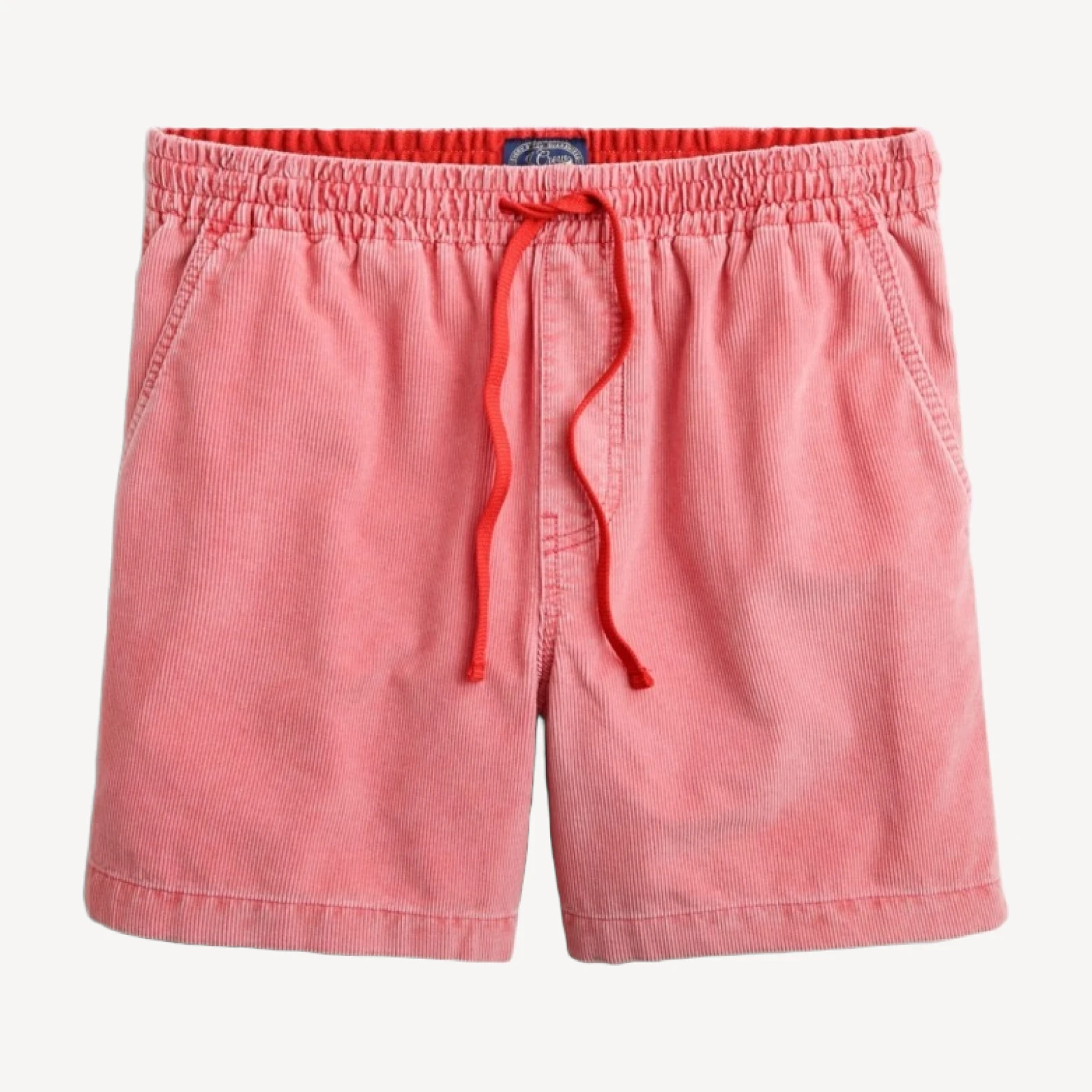 6" corduroy dock short