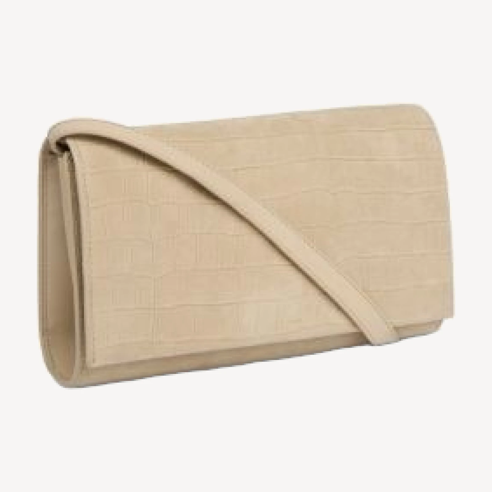 Vince Embossed Leather Wallet Crossbody