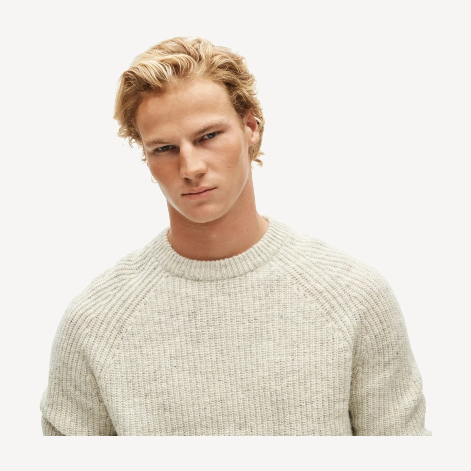 Wallace & Barnes raglan-sleeve sweater in wool