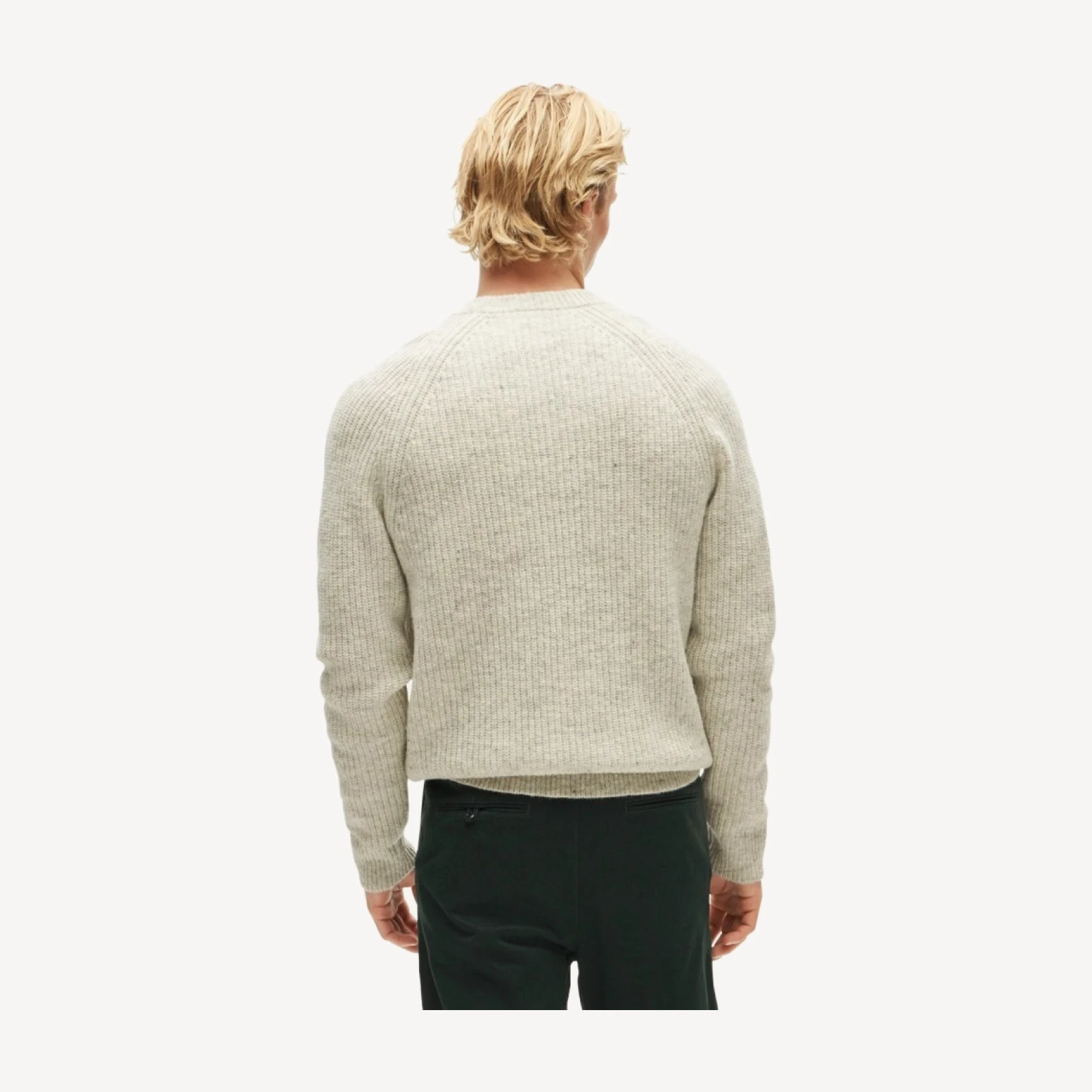 Wallace & Barnes raglan-sleeve sweater in wool