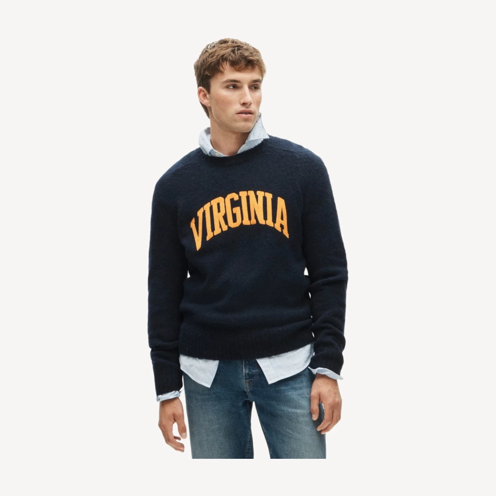 '47 x J.Crew brushed wool Virginia sweater