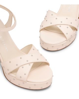 Stuart Weitzman Women's Dayna Studded Platform Sandals